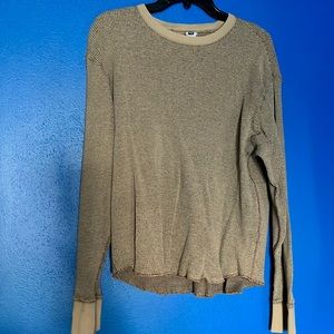 Tan cropped long sleeve